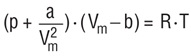 معادله ی واندروالس